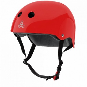 CASCO SKATE TRIPLE8 SWEATSAVER ROJO